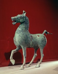 Horse, from Wu-wei, Kansu, Eastern Han Dynasty