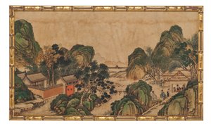One of Twenty-Four Scenes from Dream of the Red Chamber by School Chinese