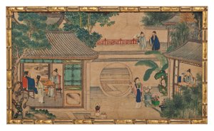 One of Twenty-Four Scenes from Dream of the Red Chamber
