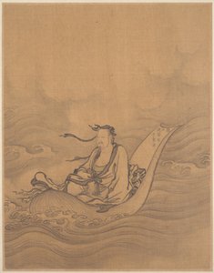 Sage Floating on Lotus Leaf