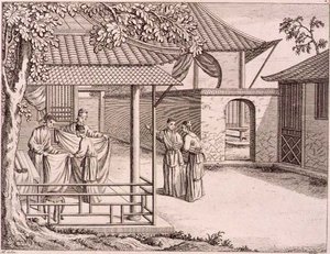 Selling the Silk after it is Woven, China, late 18th century