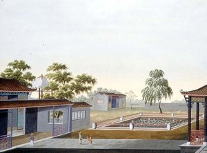 Walled Garden, c.1820-40 by School Chinese