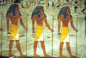 Ancient Egypt, Painting, Tomb of Rameses I, Thebes, Gods of the Underworld