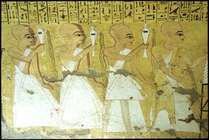 Priests Pouring Libations for Inherkhau by School Egyptian