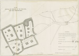 Dudley - Mine-workings: lithograph by School English