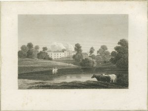 Enville Hall: engraving