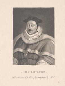 Judge Littleton, engraved by C. M. Dien by School English