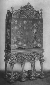 Old English cabinet