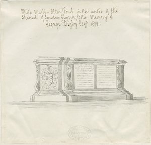 Sandon Church - Tomb of George Digby by School English