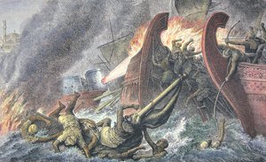 Ships Destroyed by Greek Fire by School English