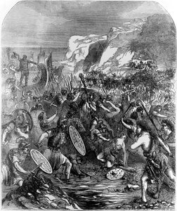 The Landing of Julius Caesar (100-44 BC) in 55 BC