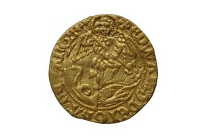 Tudor coin from the Asthall Hoard