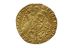 Tudor coin from the Asthall Hoard