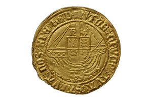 Tudor coin from the Asthall Hoard by School English