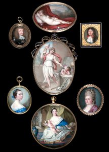 Group of miniatures by School European