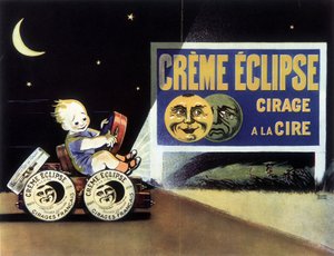 Advertising for wax polishing Eclipse Creme by School French