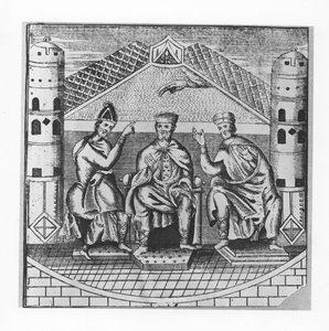Charlemagne and his Advisers by School French