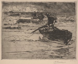 Fishermen Fleeing the Storm