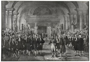 General Bonaparte elected on 25 December 1797 to the section of the mechanical arts of the section of sciences to replace Lazare Carnot at the academy of Sciences in Paris by School French