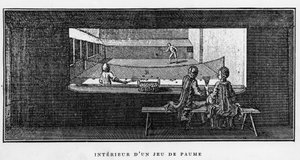 Interior of a Jeu de Paume