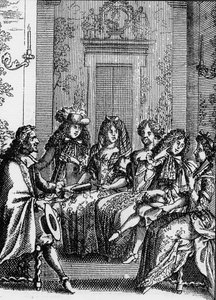 Representation of a scene from the play 