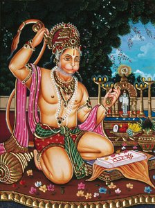Lord Hanuman by School Indian