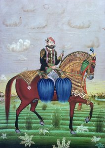Maharaja Jai Singh II of Jaipur (1699-1743) by School Indian