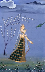 Miniature Painting, Rajasthan, India by School Indian