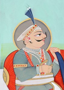 Maharaja Prithviraj Chauhan Ajmer by School Indian