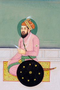 Miniature Painting of Mughal Emperor Babur