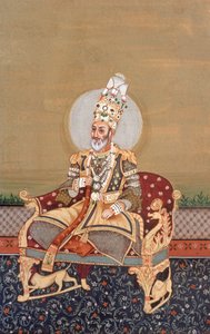 Mughal Miniature Painting of Bahadur Shah Zafar