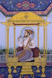 Mughal Emperor Shah Jahan by School Indian