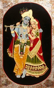 God Krishna & her Greatest Devotee Radha, India