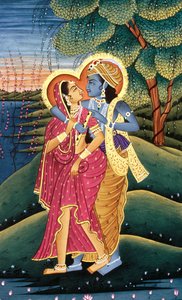 God Krishna and Radha