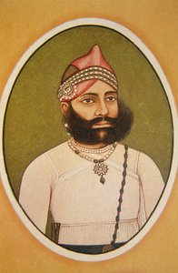 Portrait of Maharaja Fateh Singh, Udaipur, Rajasthan, India