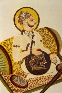 Portrait of Maharaja Madan Singh, Forest Chief, Rajasthan, India by School Indian