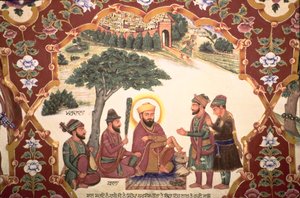 Religious Painting at Gurudwara Baba Atalti by School Indian