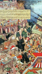 Scene from Mining Operations at the Siege of Chittorgarh, from the 