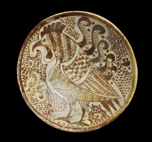 Saucer, 9th century by School Iraqi