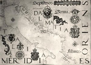 A Map of the Adriatic by School Italian