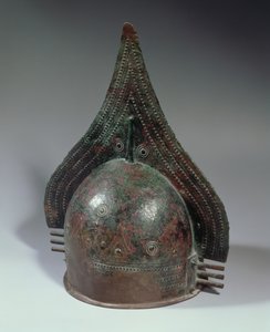 Bronze helmet, Villanovan period by School Italian