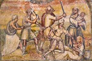 Fresco in the Church of Santa Maria della Palomba
