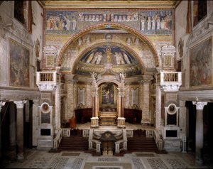Internal View of the Basilica by School Italian