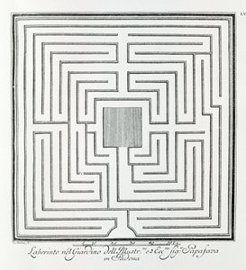 Labyrinth of the Garden of Villa Papafava, Padua, from 