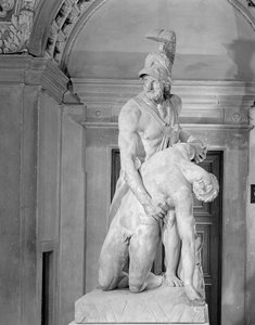 Menelaus Supporting the Body of Patroclus, Copy of a Greek Original by School Italian