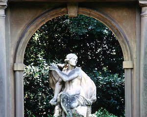 Statue of Venus, in the Gardens of the Villa la Pietra
