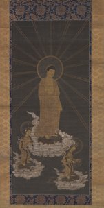 Descent of Amida, or Raigo, Muromachi Period c.1333-1568 by School Japanese