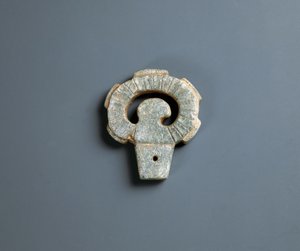 Flint weapon handle, Jomon period 10000-300 BC by Japanese School