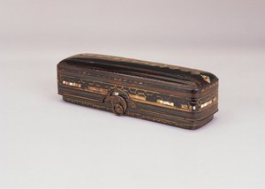 Small Namban Box and Cover by Japanese School