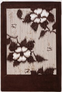 Stencil: Hibiscus and Sparrow